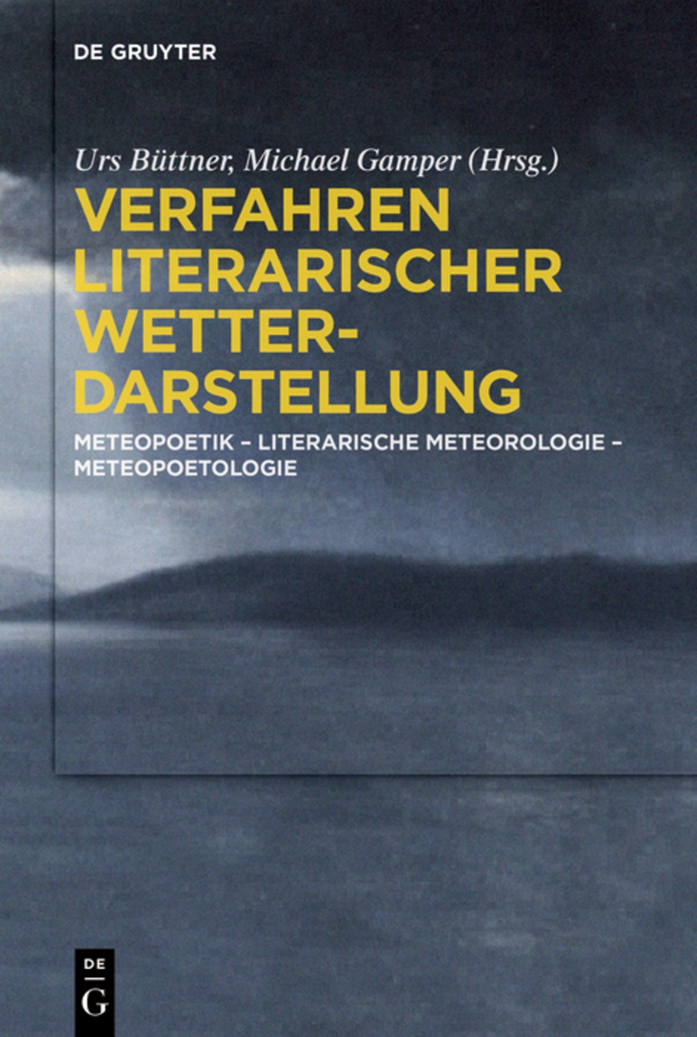 Cover image for Verfahren literarischer Wetterdarstellung ISBN 9783111087849